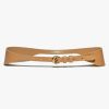 Women * | Buy Frame-Denim Timeless Buckle Waist Belt — Women Cuoio