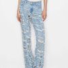 Women * | Brand New Frame-Denim Atelier Low Rise Flare Shred — Women Anya Shred