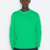 Men * | Deals Frame-Denim Men The Cashmere Crewneck Sweater — Pop Green