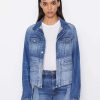 Women * | Buy Frame-Denim Oversized Inverted Jacket — Women Enzo