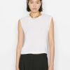 Women * | Promo Frame-Denim Le High Rise Muscle Tee — Blanc