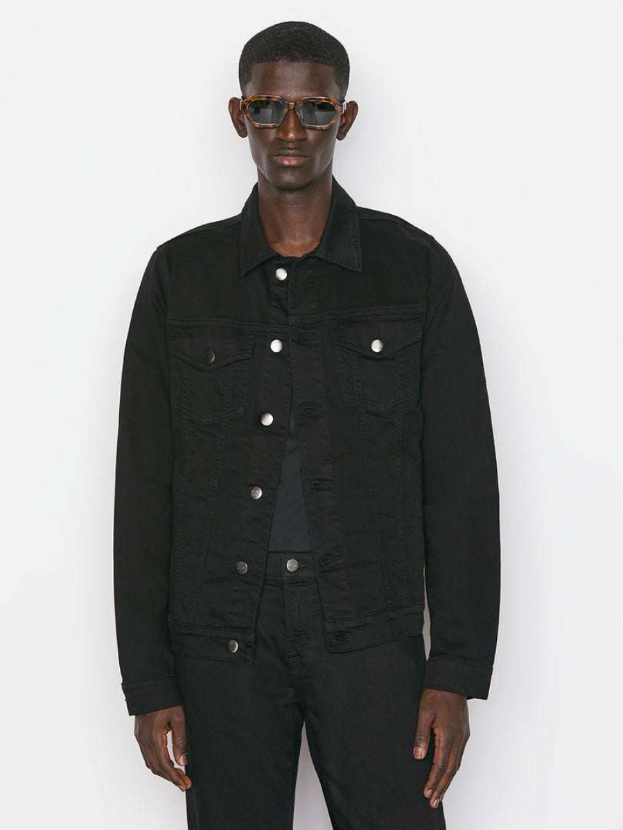 Men * | Cheap Frame-Denim L'Homme Jacket — Coal