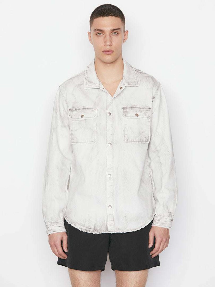 Men * | Best Sale Frame-Denim Men Denim Shirt — Calverton