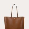 Women * | Coupon Frame-Denim Le Signature Tote — Cuoio