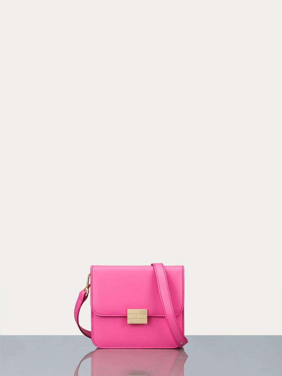 Women * | New Frame-Denim Women Le Signature Mini — Hot Pink