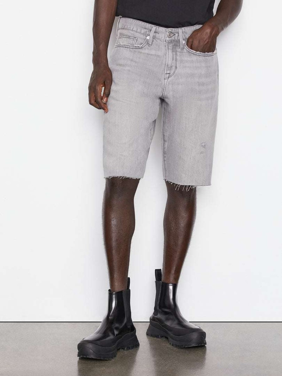 Men * | Best Reviews Of Frame-Denim L'Homme Cut Off Short — Tornado Grey