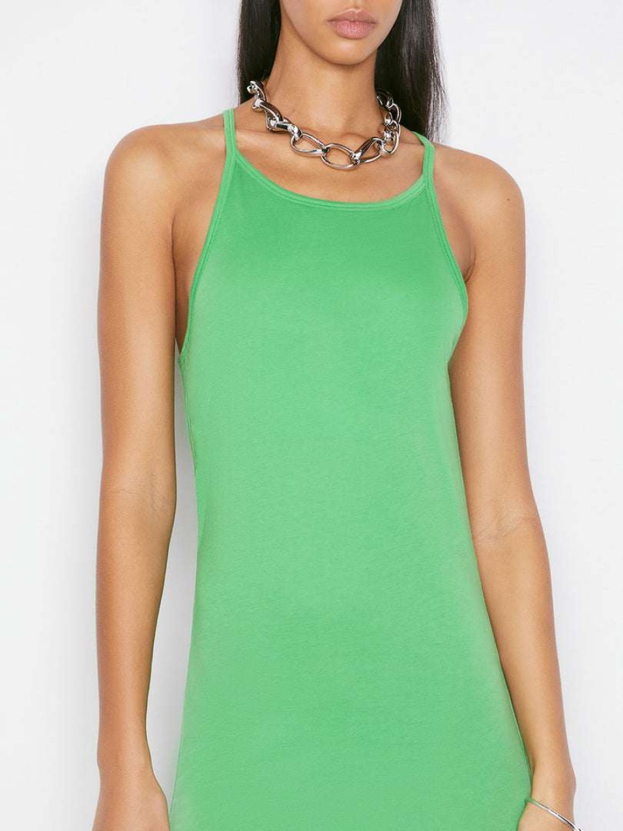 Women * | Wholesale Frame-Denim Women Cami Dress — Grass Green