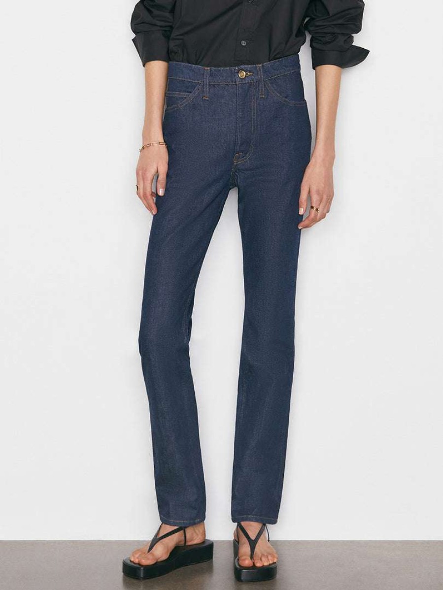 Women * | Flash Sale Frame-Denim Le Italien True Straight — Women Rinse