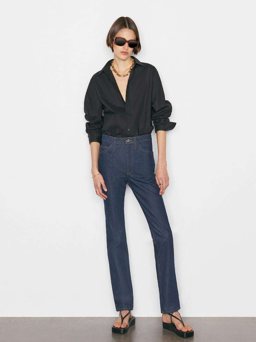 Women * | Flash Sale Frame-Denim Le Italien True Straight — Women Rinse