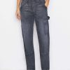 Women * | Discount Frame-Denim Le Slouch Utility — Blackwater