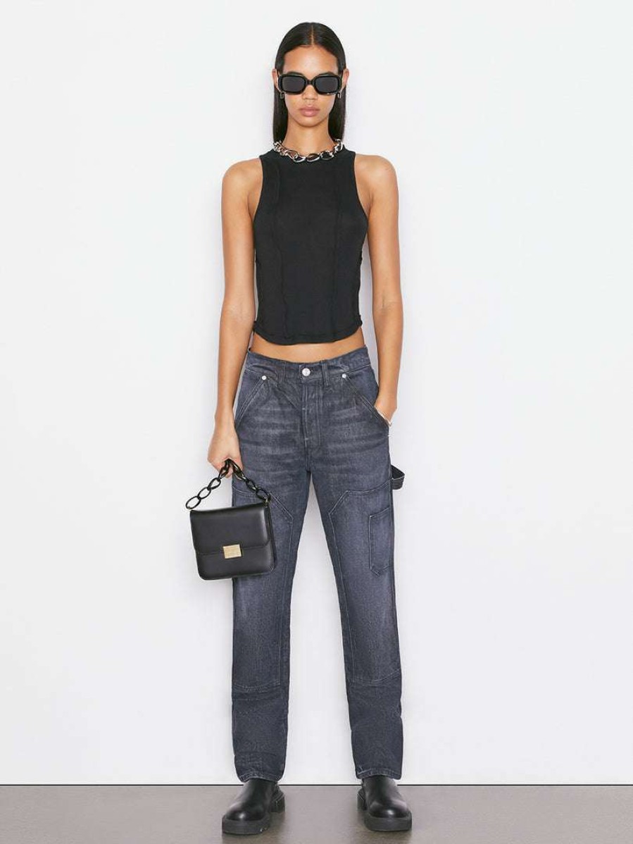 Women * | Discount Frame-Denim Le Slouch Utility — Blackwater