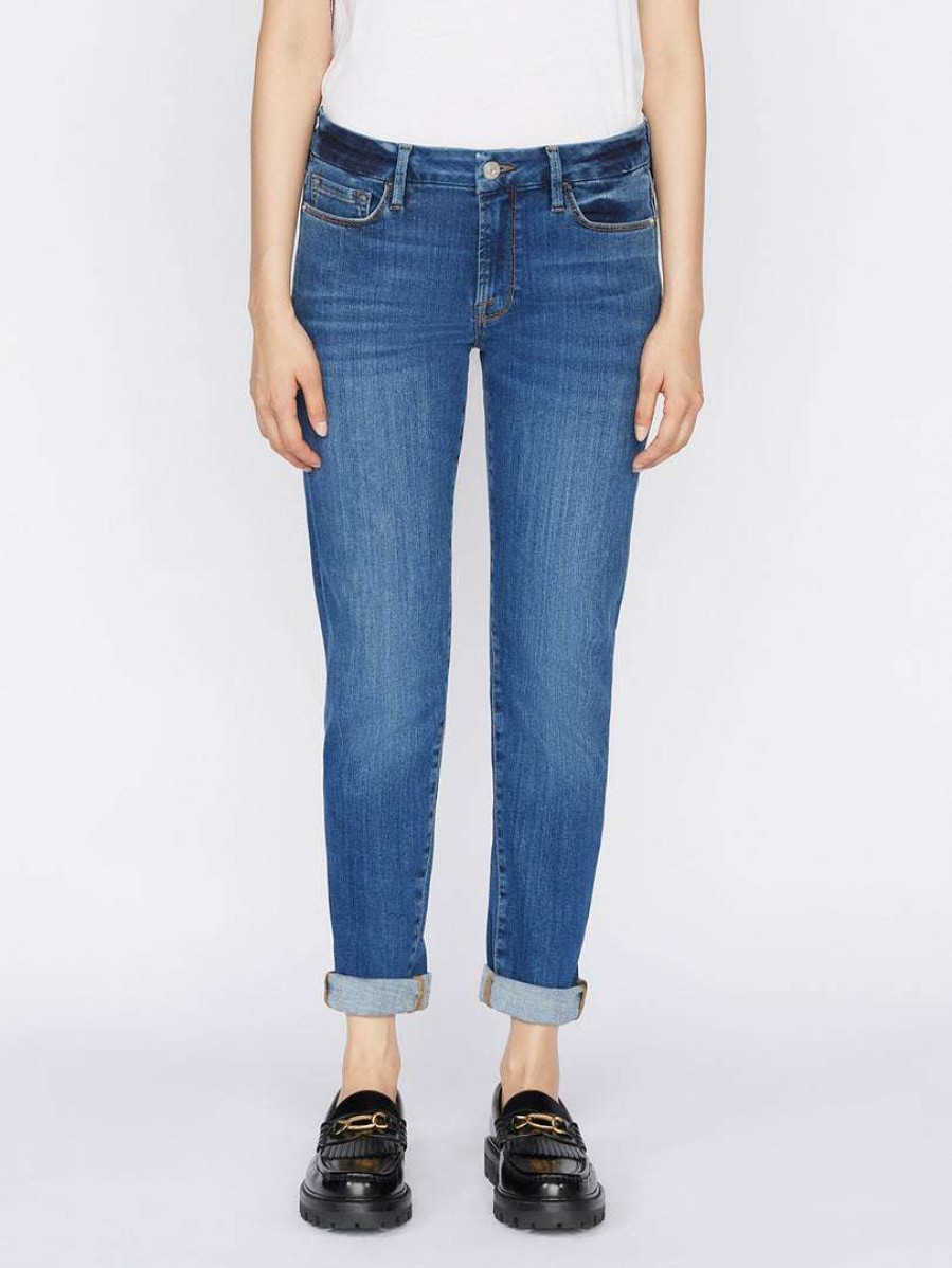 Women * | Budget Frame-Denim Le Garcon — Poe