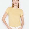 Women * | Outlet Frame-Denim Easy True Tee — Wheat