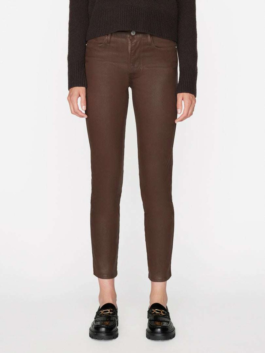 Women * | Outlet Frame-Denim Women Le Sylvie — Dark Chocolate