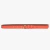 Women * | Hot Sale Frame-Denim Twist Buckle Belt — Women Orange Crush