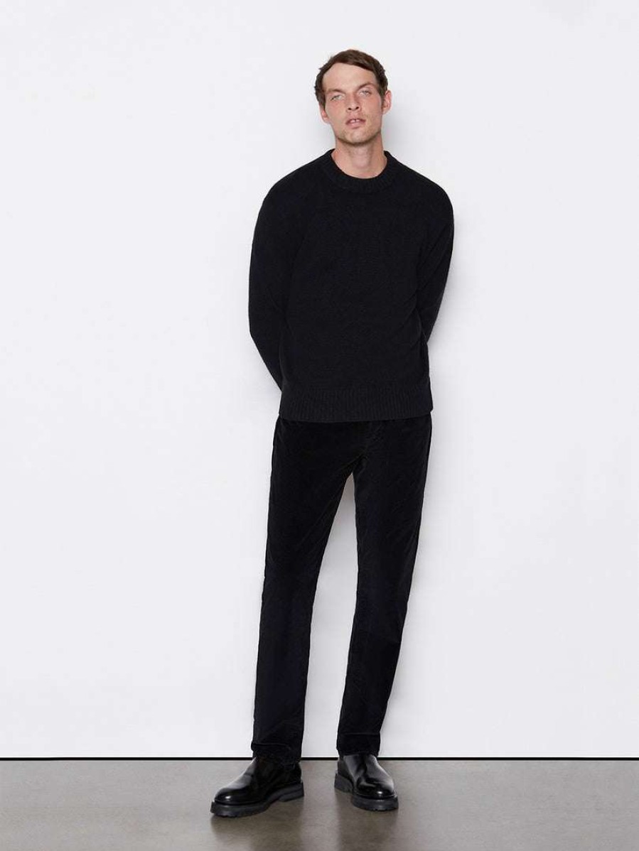 Men * | Cheapest Frame-Denim The Cashmere Crewneck Sweater — Men Noir