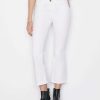 Women * | Cheap Frame-Denim Women Le Crop Mini Boot — Blanc