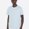 Men * | Best Pirce Frame-Denim Men Frame Logo Tee — Powder Blue