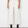 Women * | Coupon Frame-Denim Le Italien Wide Crop — Blanc