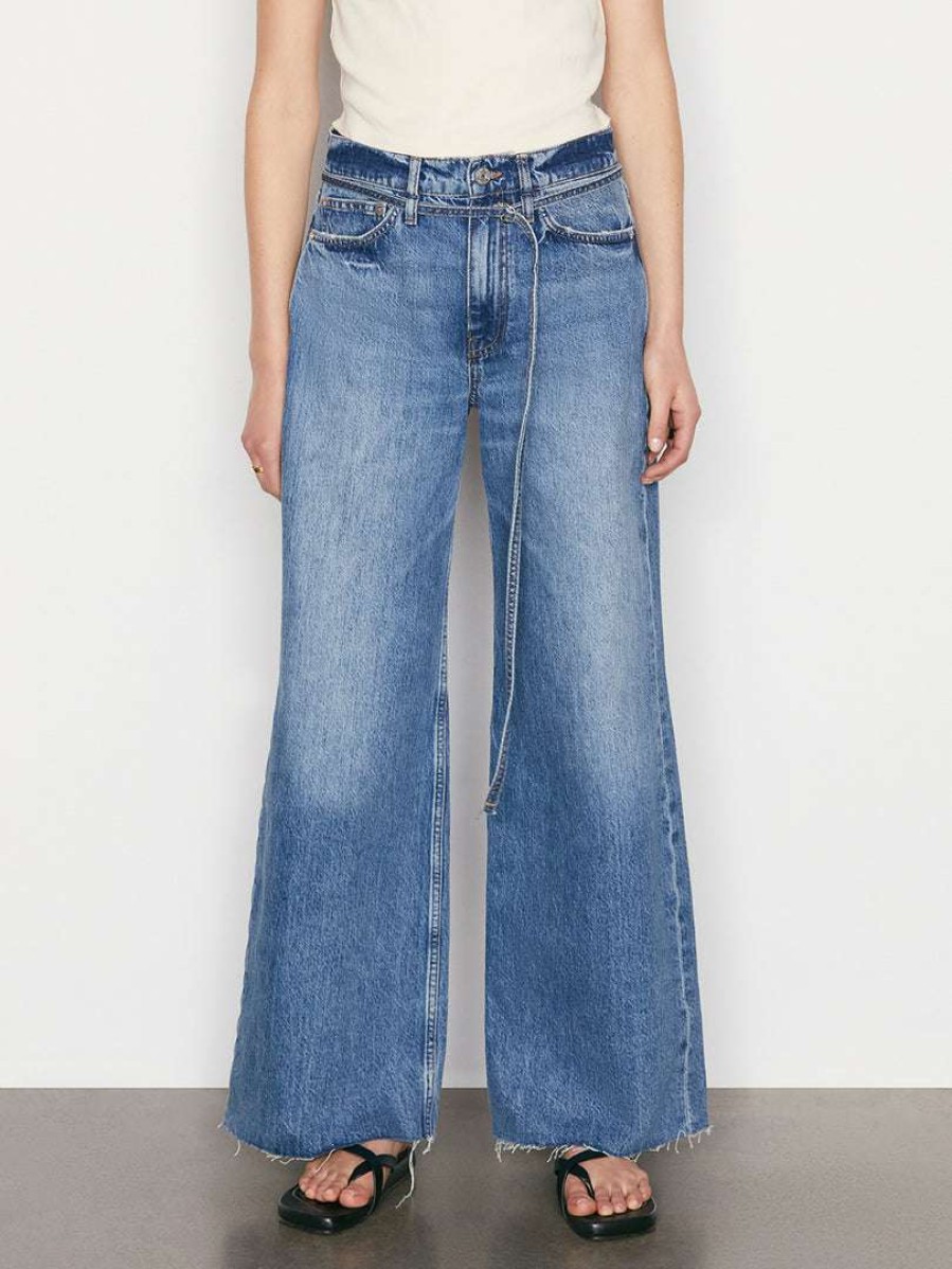 Women * | Promo Frame-Denim Women High Rise Baggy Pant — Mykonos