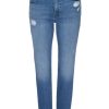 Women * | Buy Frame-Denim Women Le High Straight — LasHot Rips