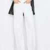 Women * | Wholesale Frame-Denim Le Pixie Hardy Wide Leg — Women Blanc