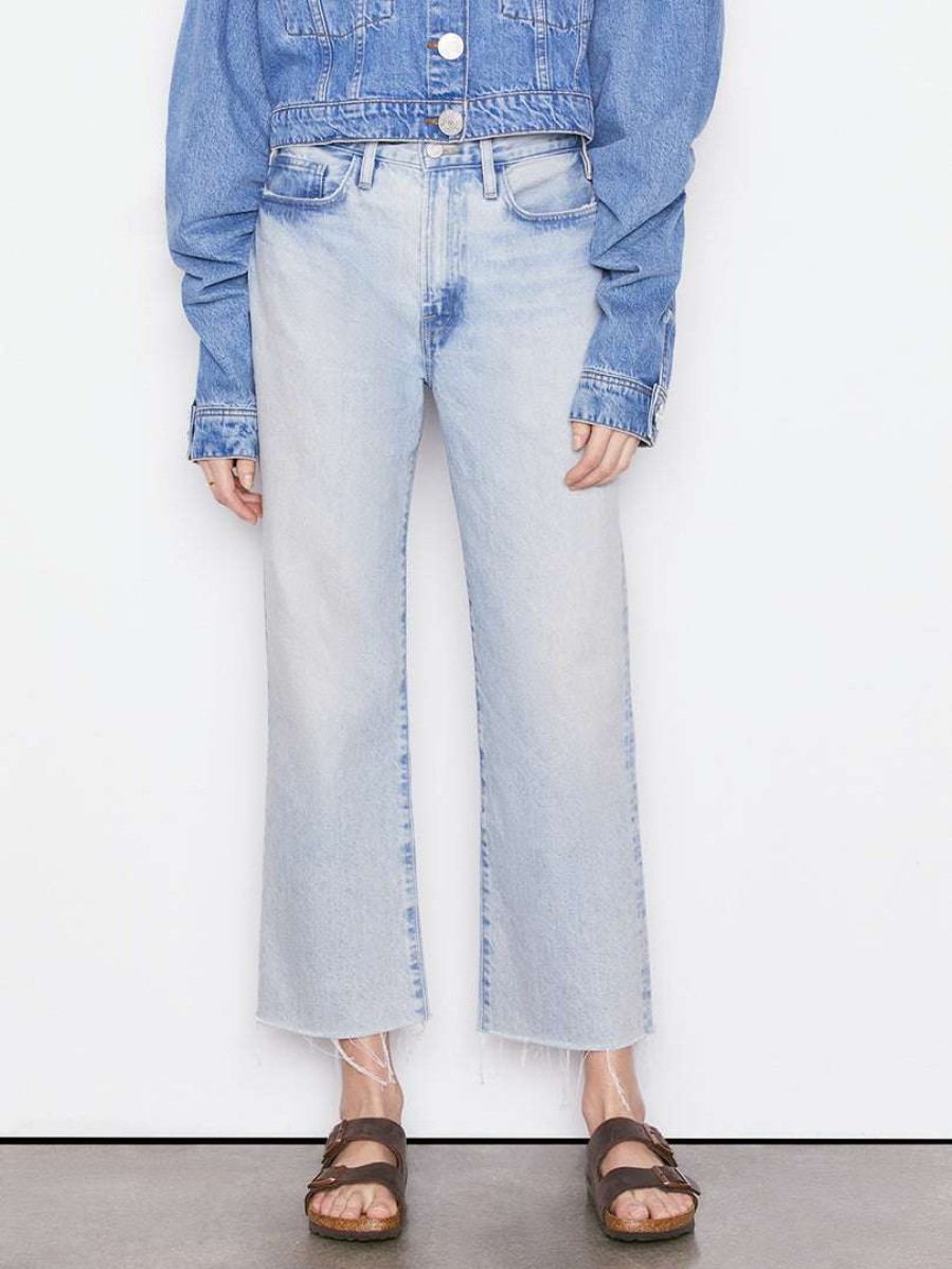 Women * | Promo Frame-Denim Women Le Jane Crop — Luster