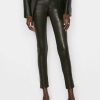 Women * | Best Sale Frame-Denim Leather Le High Skinny — Washed Black