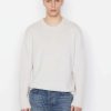 Men * | Best Pirce Frame-Denim The Cashmere Crewneck Sweater — Men Milk