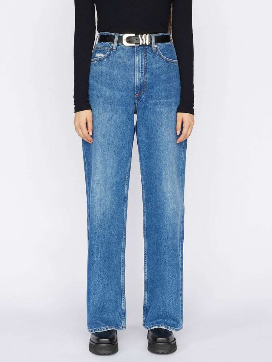 Women * | Flash Sale Frame-Denim High 'N' Tight Wide Leg — Women Stearnlee