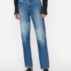 Women * | Discount Frame-Denim Women Le Slouch — Patch Mending