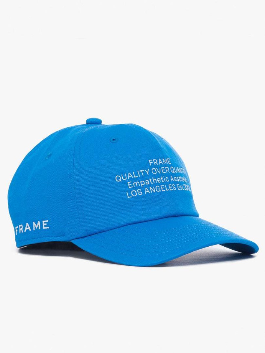 Men * | Deals Frame-Denim Frame Statement Hat — Blue