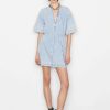 Women * | Flash Sale Frame-Denim Kaftan Mini Dress — Breezy