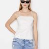 Women * | Cheap Frame-Denim Tie Back Tank — Women Blanc