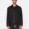 Men * | Hot Sale Frame-Denim Twill Club Jacket — Men Noir