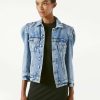 Women * | Top 10 Frame-Denim Rosette Sleeve Jacket — Women Langton