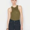 Women * | Flash Sale Frame-Denim Ringer Tank — Women Surplus