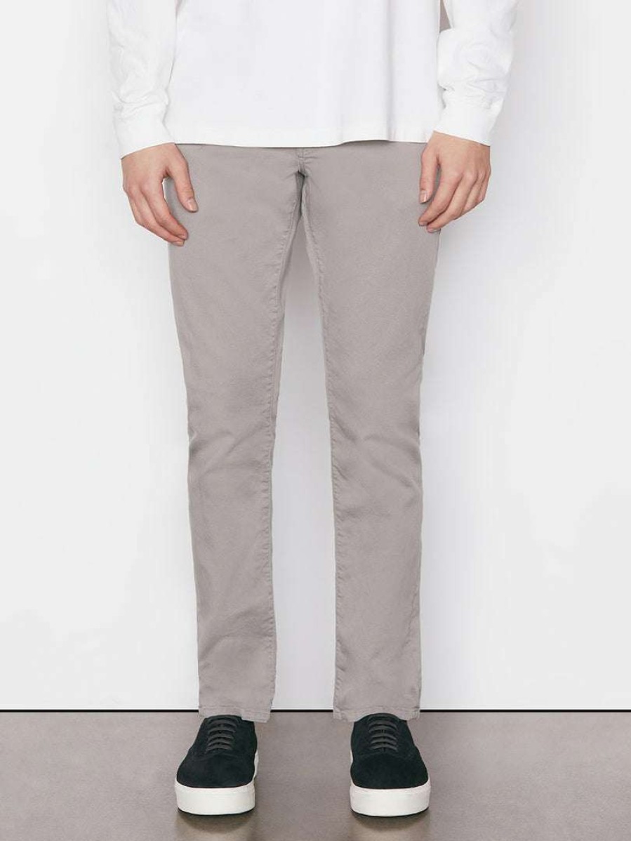 Men * | Hot Sale Frame-Denim Men L'Homme Slim Stretch Twill — Garage Grey