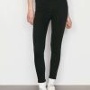 Women * | Brand New Frame-Denim The Jetset Skinny Crop — Women Sheen Noir