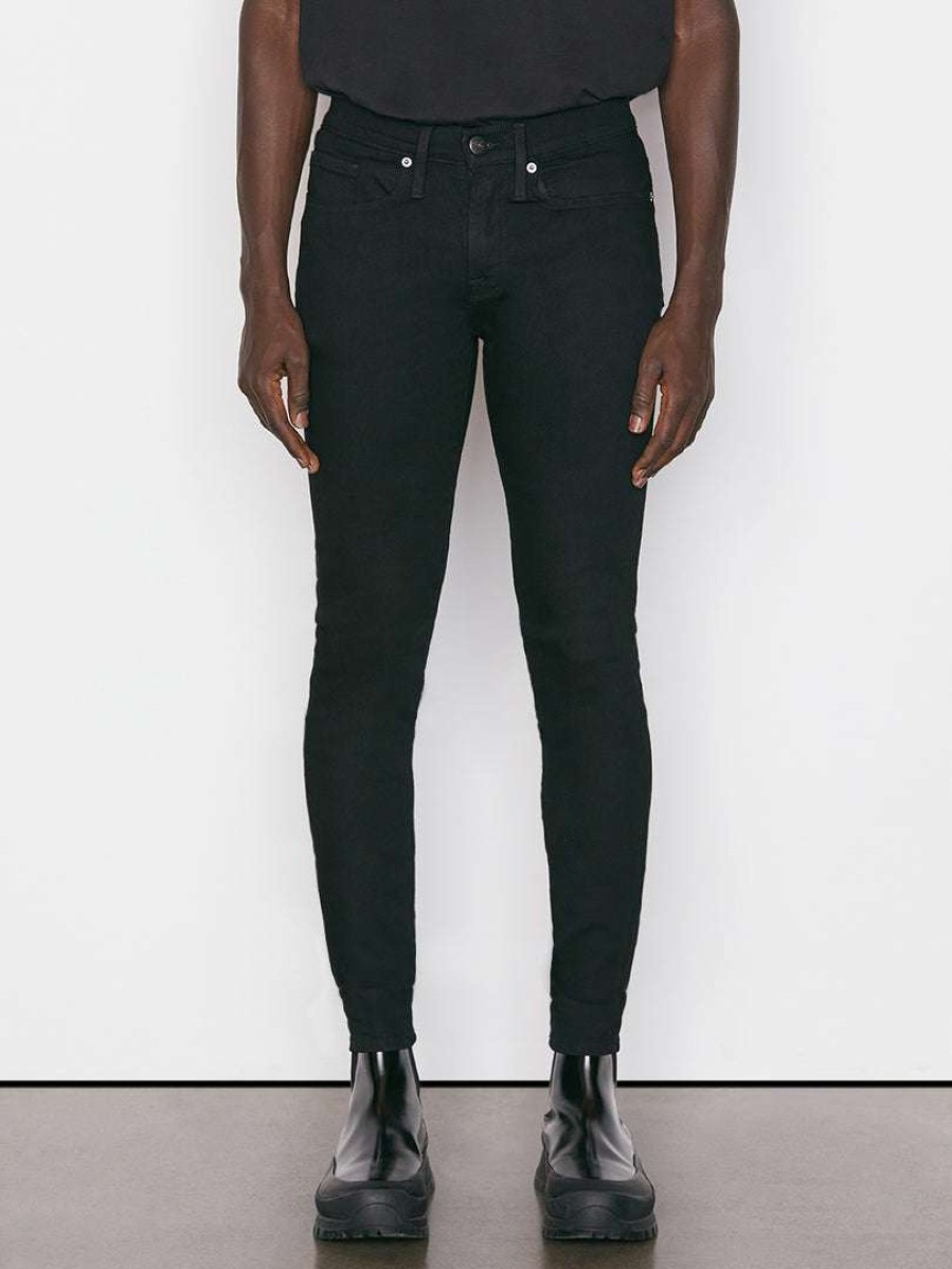 Men * | Buy Frame-Denim Jagger True Skinny — Noir