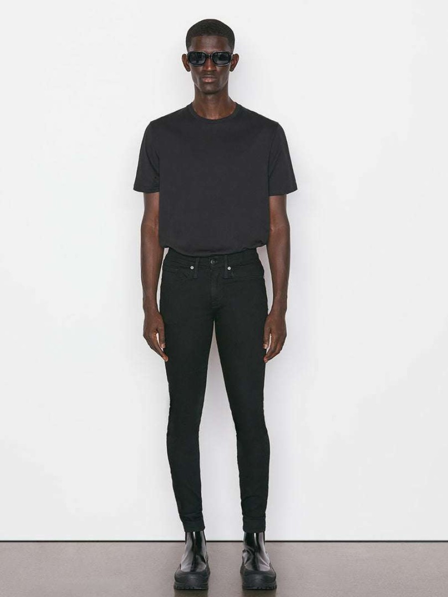 Men * | Buy Frame-Denim Jagger True Skinny — Noir