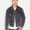 Men * | Cheap Frame-Denim Relaxed Fit Denim Jacket — Men Noir Paint