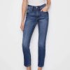 Women * | Best Deal Frame-Denim Women Le Sylvie Slender Straight Heritage — Halston