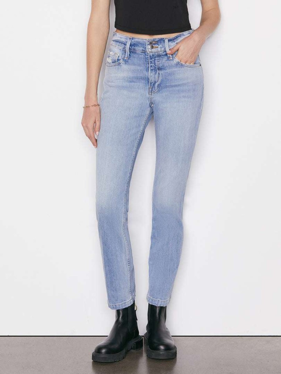 Women * | Hot Sale Frame-Denim Women Le Sylvie Slender Straight Heritage — Bianca