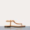 Women * | Discount Frame-Denim Le Unit Sandal — Women Tobacco