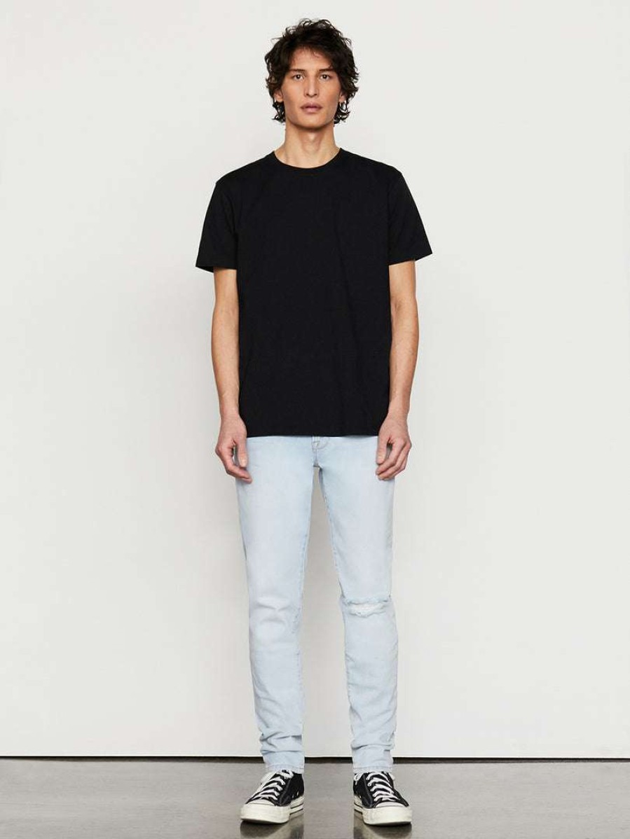 Men * | Outlet Frame-Denim Frame Logo Tee — Noir