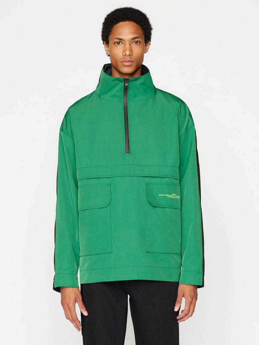 Men * | Best Sale Frame-Denim Tech Green Parka — Dress Green