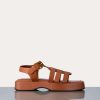 Women * | Promo Frame-Denim Le Fisherman Sandal — Tobacco