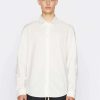 Men * | Wholesale Frame-Denim Men Classic Poplin Shirt — Blanc