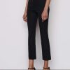 Women * | Flash Sale Frame-Denim Women Le Crop Mini Boot Trouser — Noir